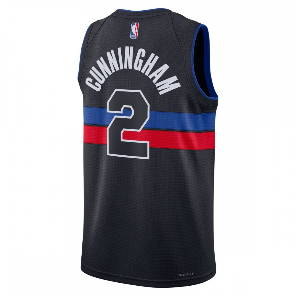 Cade Cunningham Detroit Pistons Jordan Brand 2022/23 Statement Edition Swingman Jersey - Black-Pro Kit Vault | Brand New 26/27 Sports Jerseys